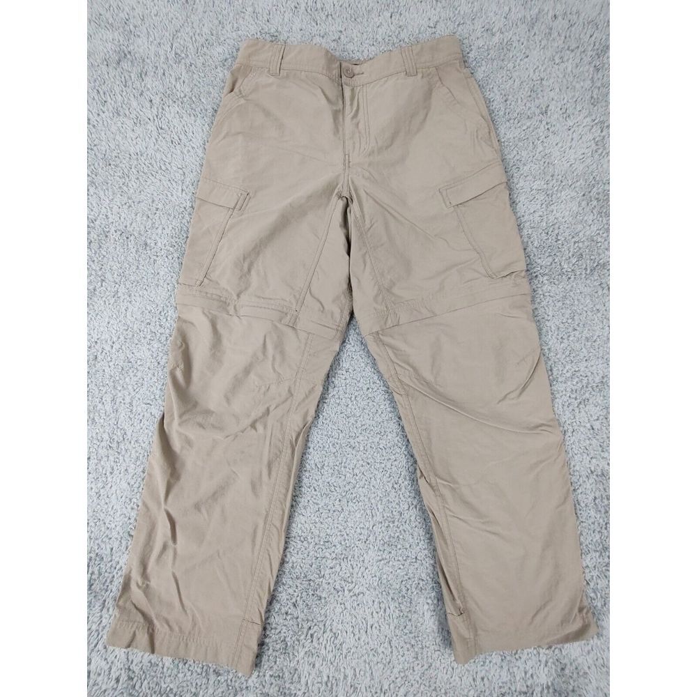 REI Co Op Pants Men's 34X30 (Act 32x28) Beige Convertible Cargo‎ Hiking 150401